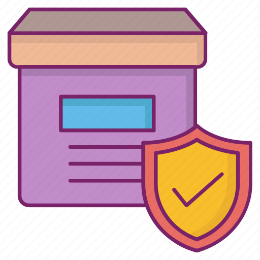 Luggage insurance, protected, safe, timely delivered icon - Download on Iconfinder