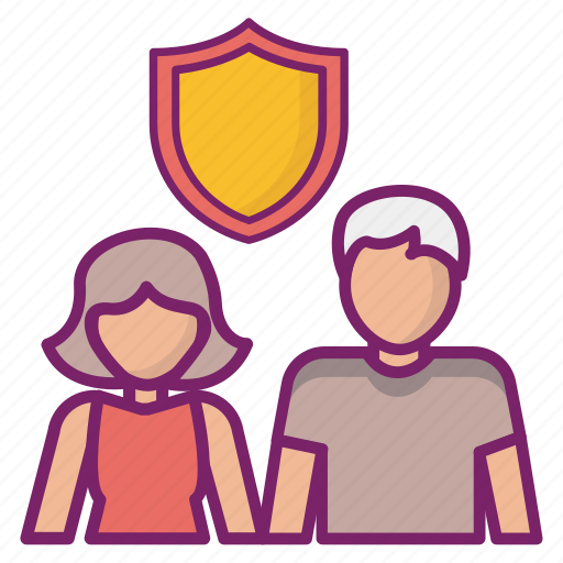 Affordable, insurance, marriage, old age, pension, protection, safe icon - Download on Iconfinder