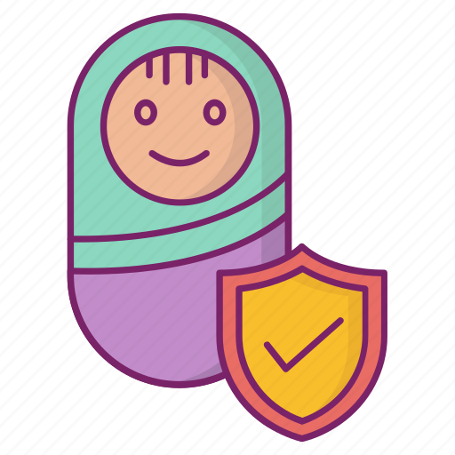 Insurance shielded, medical, new baby, protection, safety icon - Download on Iconfinder