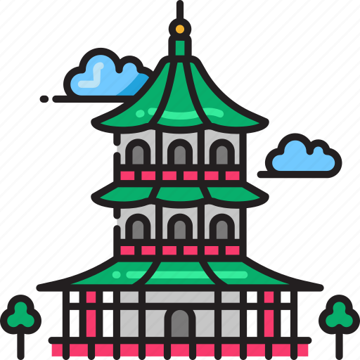 Pagoda, architecture, buddhism, buddhist, religious, synagogue, temple icon - Download on Iconfinder