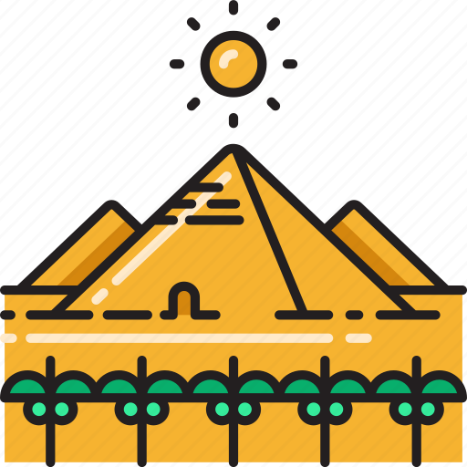 Pyramid, ancient, egypt, egyptian, landmark icon - Download on Iconfinder