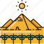 pyramid, ancient, egypt, egyptian, landmark 