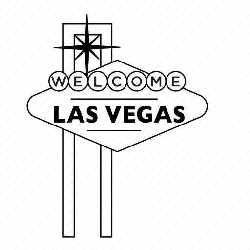 Las, sign, vegas, welcome icon - Download on Iconfinder