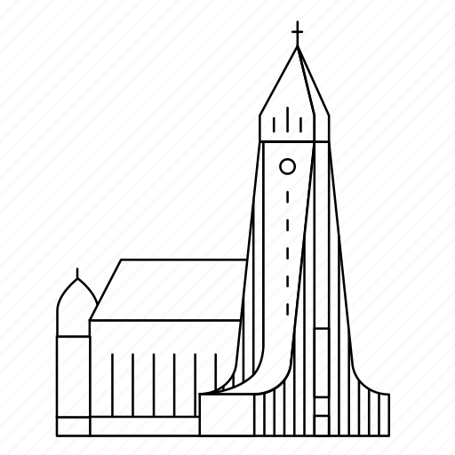 Building, church, iceland, reykjavik icon - Download on Iconfinder