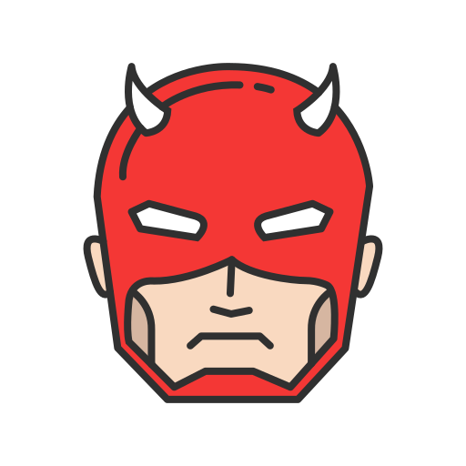 Daredevil, marvel, mutant, super hero icon - Free download