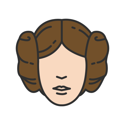 Carrie Fisher Lady Princess Leia Starwars Icon Free Download