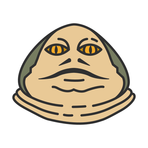 Frog, jabba the hutt, starwars, toad icon - Free download