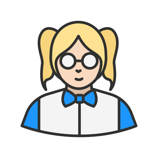 Girl, lady, nerd, school girl icon - Free download