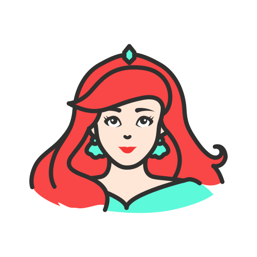 Ariel Disney Princess Little Mermaid Princess Icon Free Download