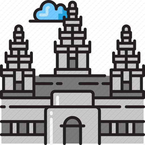 Angkor, wat, cambodia, siem reap, temple icon - Download on Iconfinder
