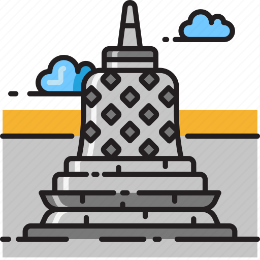 Borobudur, barabudur, indonesia, java, jogjakarta, temple, yogyakarta icon - Download on Iconfinder