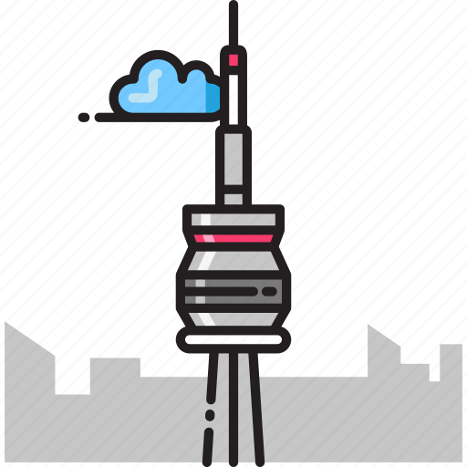 Tower, canada, cn tower, communication, ontario, skyscraper, toronto icon - Download on Iconfinder