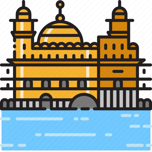 Amritsar, golden, temple, india, punjab icon - Download on Iconfinder