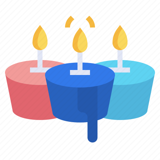 Scented, candle, light, fire, birthday, party icon - Download on Iconfinder