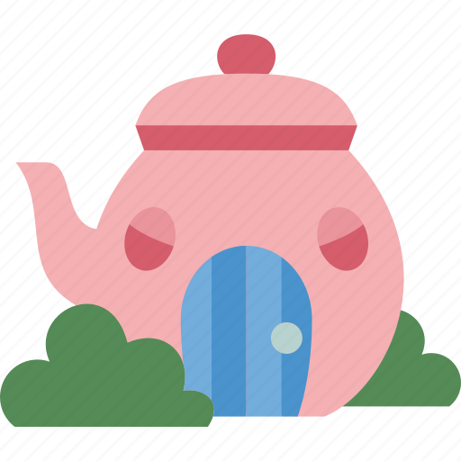 House, teapot, kettle, fantasy, fairy icon - Download on Iconfinder