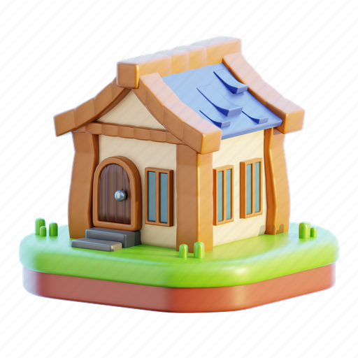 Fantasy, house, magical, environment, building 3D illustration - Download on Iconfinder