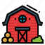 agriculture, barn, farm, house 