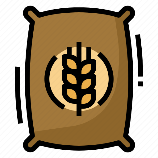 Bag, farm, grain, pack, wheat icon - Download on Iconfinder