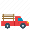 farm, pickup, transport, truck, vehicle