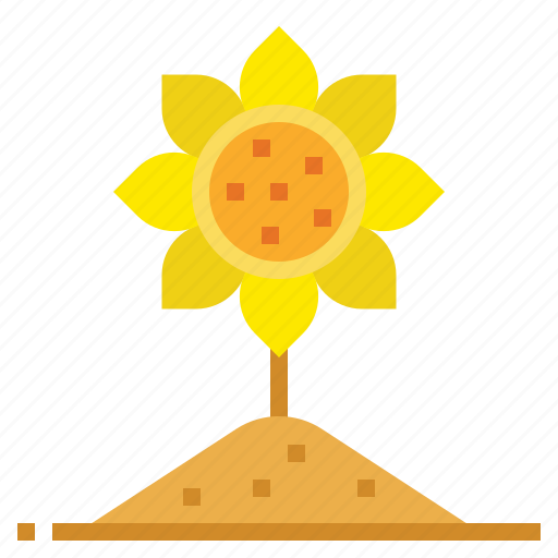 Farm, flower, garden, nature, sunflower icon - Download on Iconfinder