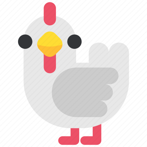 Agriculture, animal, chicken, cock, farm, garden, hen icon - Download on Iconfinder