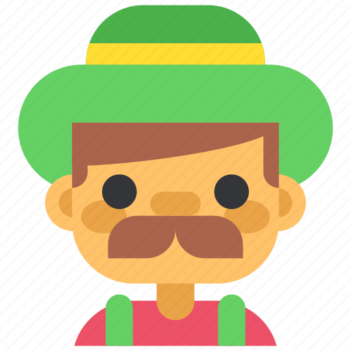 Agriculture, avatar, face, farm, farmer, garden, man icon - Download on Iconfinder