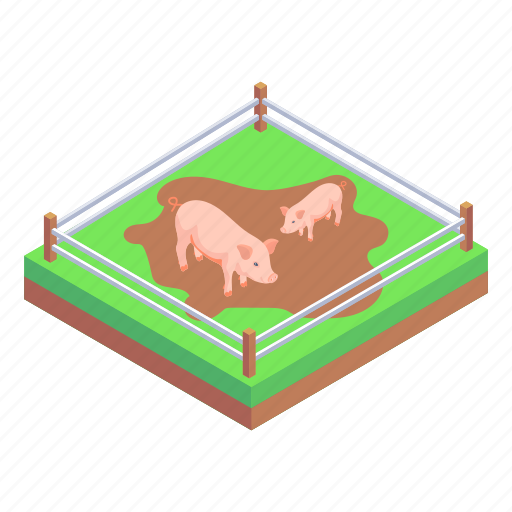 Livestock, pigs farming, hog farming, domestic pigs, animal husbandry icon - Download on Iconfinder