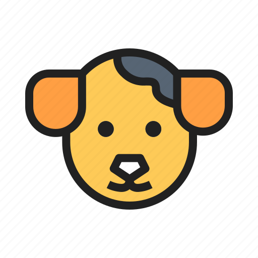 Dog, animal, pet, farm, puppy icon - Download on Iconfinder