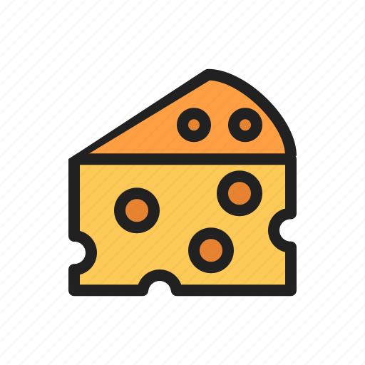 Food, cheese, dairy, slice, cheddar icon - Download on Iconfinder