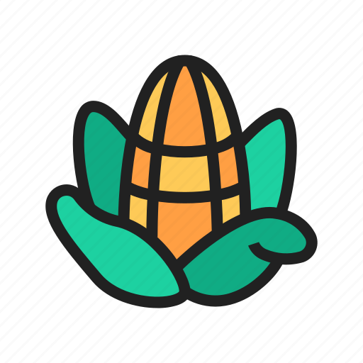 Food, fruit, corn, maize, husk icon - Download on Iconfinder