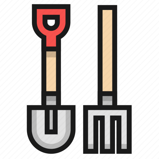 Farm, fork, hoe, shovel icon - Download on Iconfinder