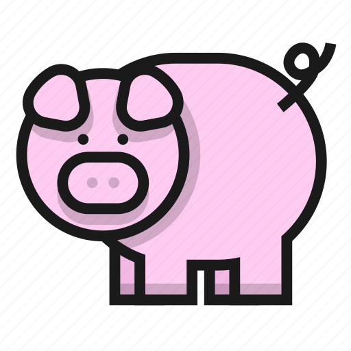 Animal, cattle, farm, livestock, pig, swine icon - Download on Iconfinder