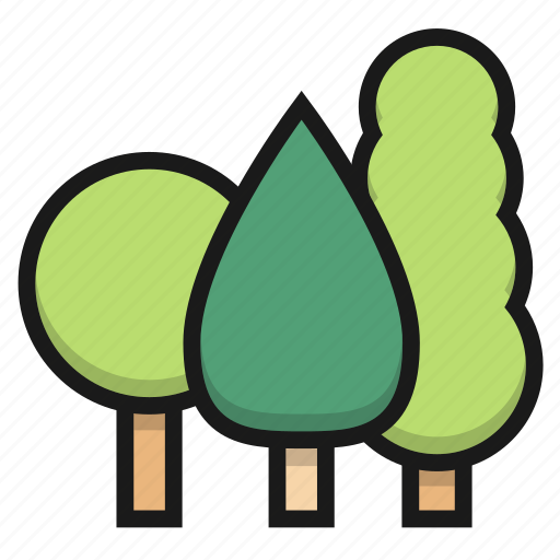 Farm, forest, pine, tree icon - Download on Iconfinder