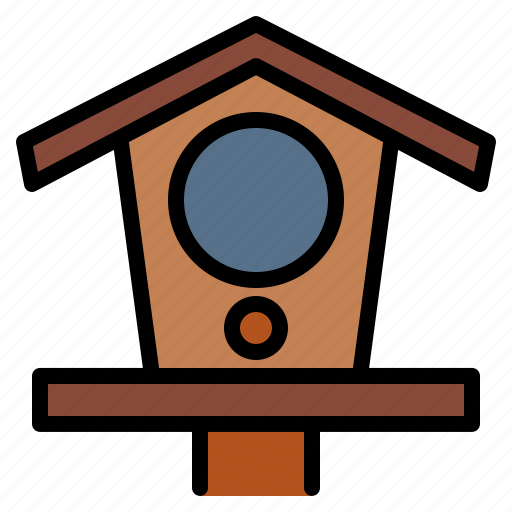 Birdhouse, bird, structure, garden, spring, nature, animals icon - Download on Iconfinder