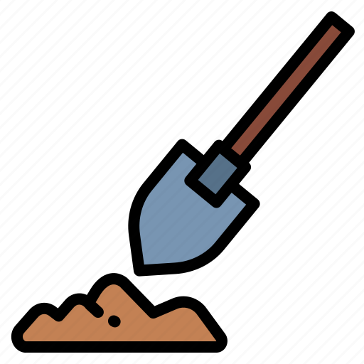 Shovel, garden, farm, improvement, tool, equipment icon - Download on Iconfinder