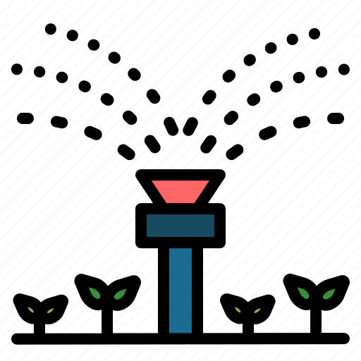 Sprinkler, water, lawn, watering, sprinker, garden, farmer icon - Download on Iconfinder