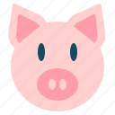 pig, pork, animal, piggy, farm, nature