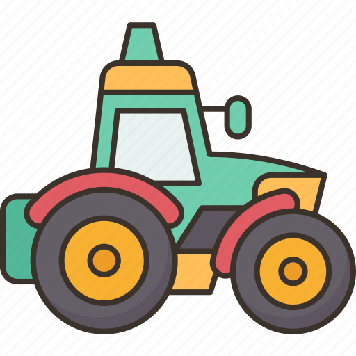 Tractor, farm, agriculture, machinery, field icon - Download on Iconfinder