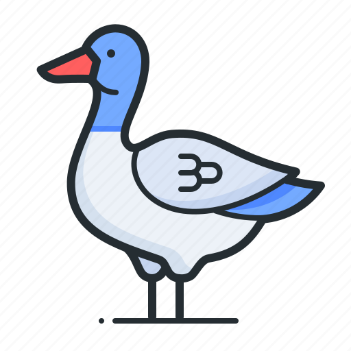 Duck, poultry, farm, livestock icon - Download on Iconfinder