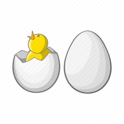 Bird, cartoon, chick, chicken, egg, farm, sign icon - Download on Iconfinder