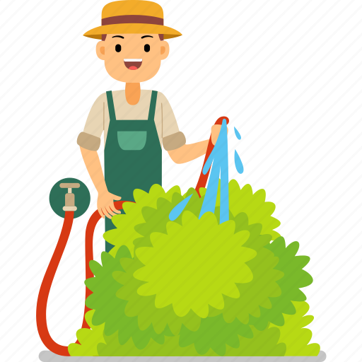 Farmer, character, profession, cartoon, professional, people, cute illustration - Download on Iconfinder