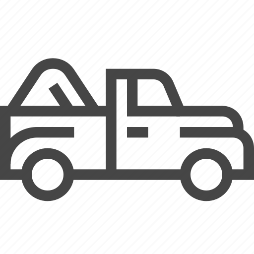 Farming, pickup truck, gardening, soil, transportation, agriculture icon - Download on Iconfinder