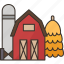farm, barn, house, countryside, village 