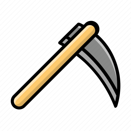 Agriculture, farm, garden, green, nature, scythe, sickle icon - Download on Iconfinder