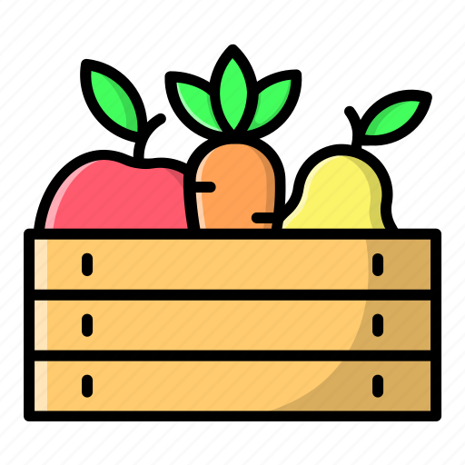Agriculture, crate, farm, fruit, garden, green, nature icon - Download on Iconfinder