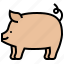 hog, livestock, pig, ranch, swine 