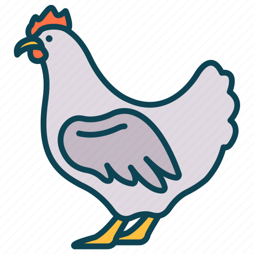 Agriculture, animal, bird, chicken, farm icon - Download on Iconfinder