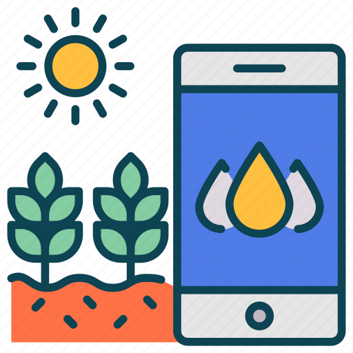 Artificial intelligence, machine learning, moisture, soil monitoring icon - Download on Iconfinder
