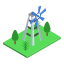 aerogenerator, windmill, farm mill, wind turbine, propeller 