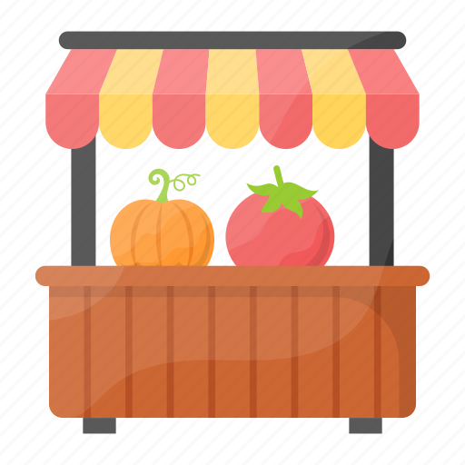 Fruits stall, fruits seller, fruits cart, handcart, fruits kiosk icon - Download on Iconfinder